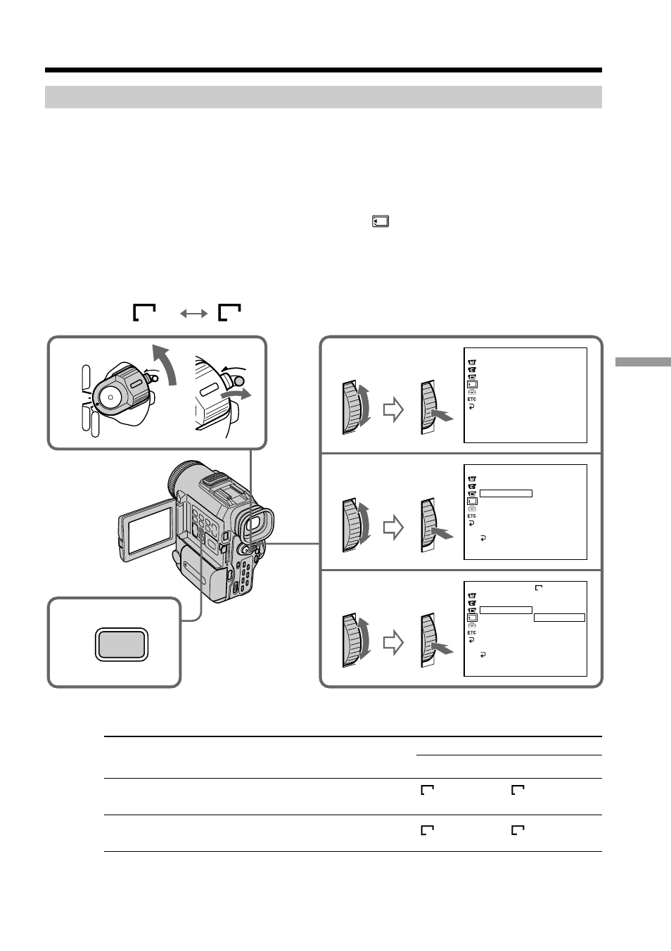 Selecting the image size, Image size settings | Sony DCR-PC100 User Manual | Page 89 / 140