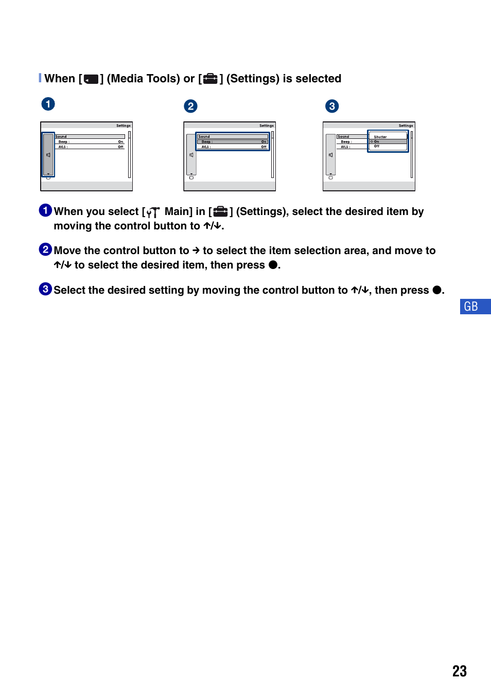 Sony DSC-G1 User Manual | Page 23 / 76