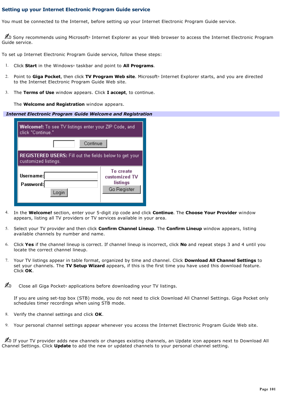 Sony PCV-V300G User Manual | Page 101 / 209