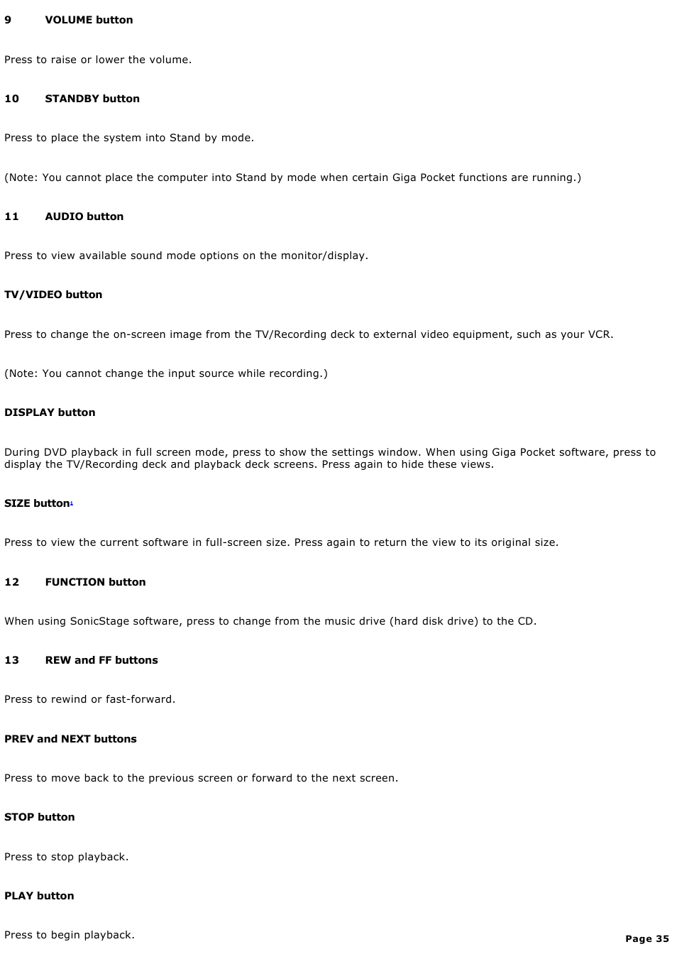 Sony PCV-V300G User Manual | Page 35 / 209