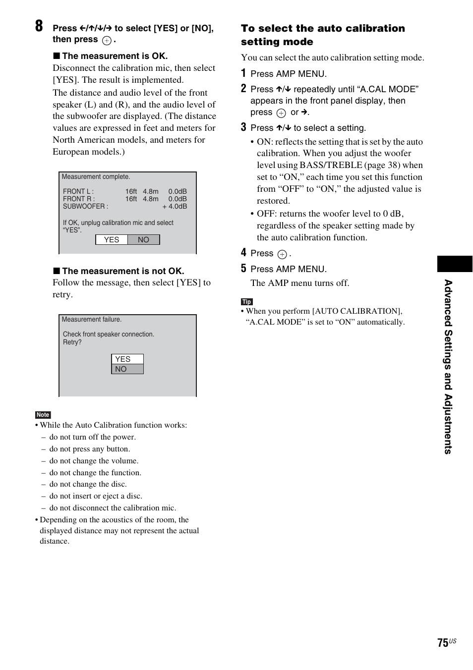 Sony DAV-X1V User Manual | Page 75 / 107