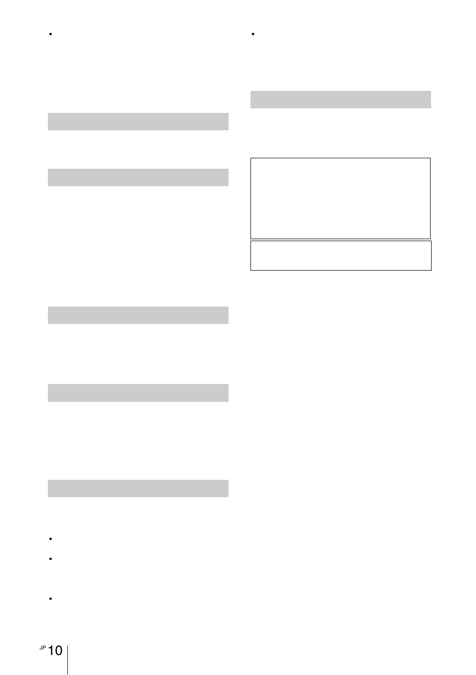 Sony VPL-EX100 User Manual | Page 10 / 116