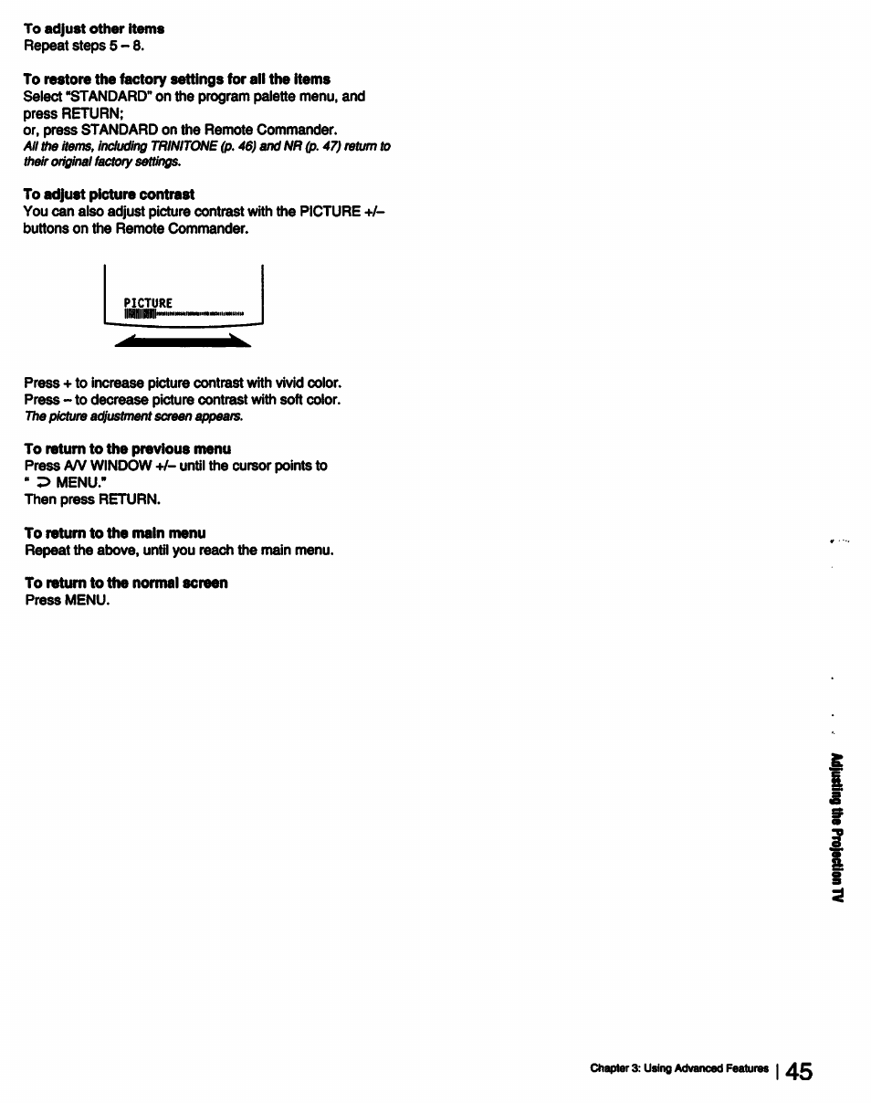 Sony KP-53V15 User Manual | Page 45 / 76