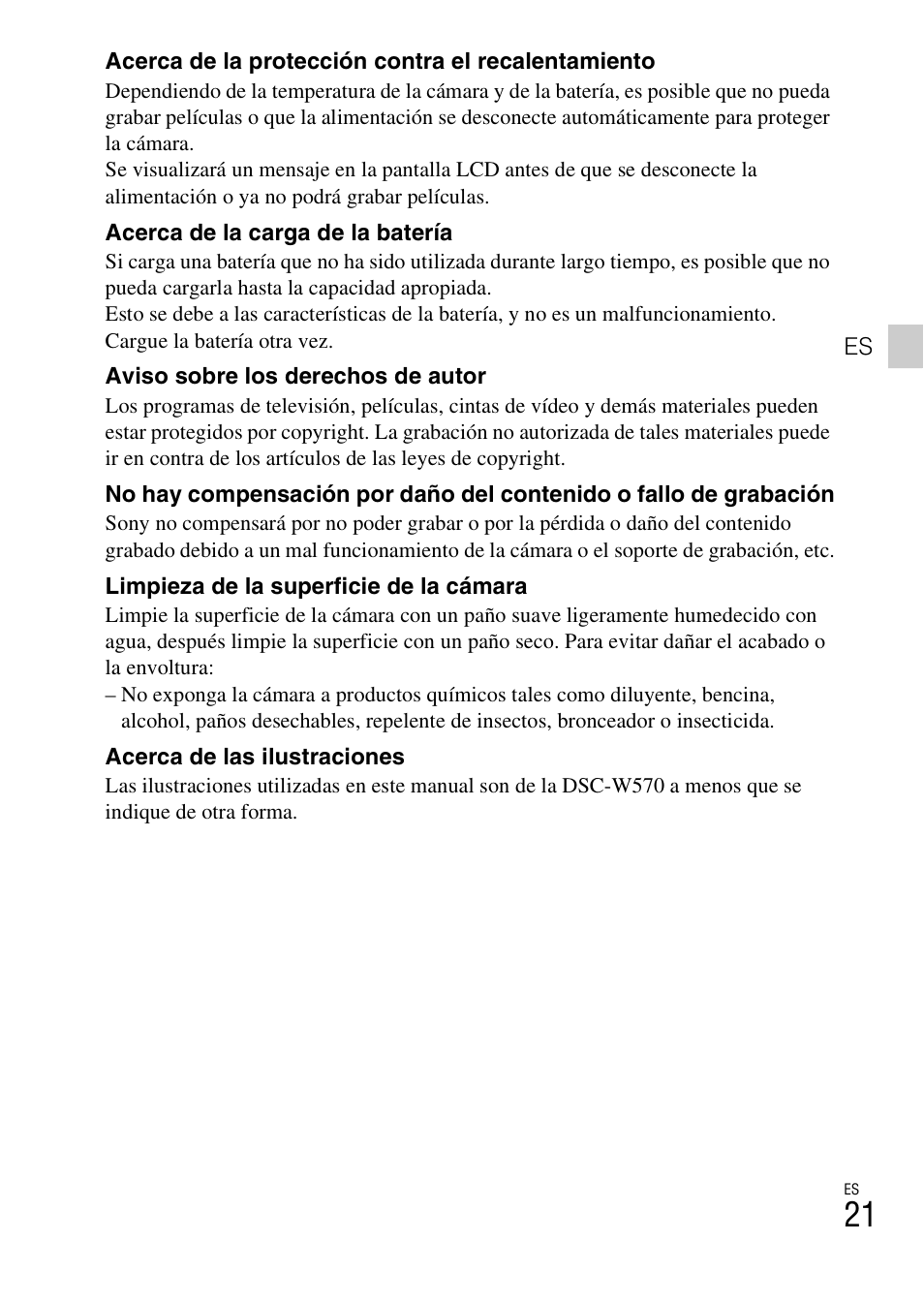 Sony DSC-W570 User Manual | Page 45 / 52