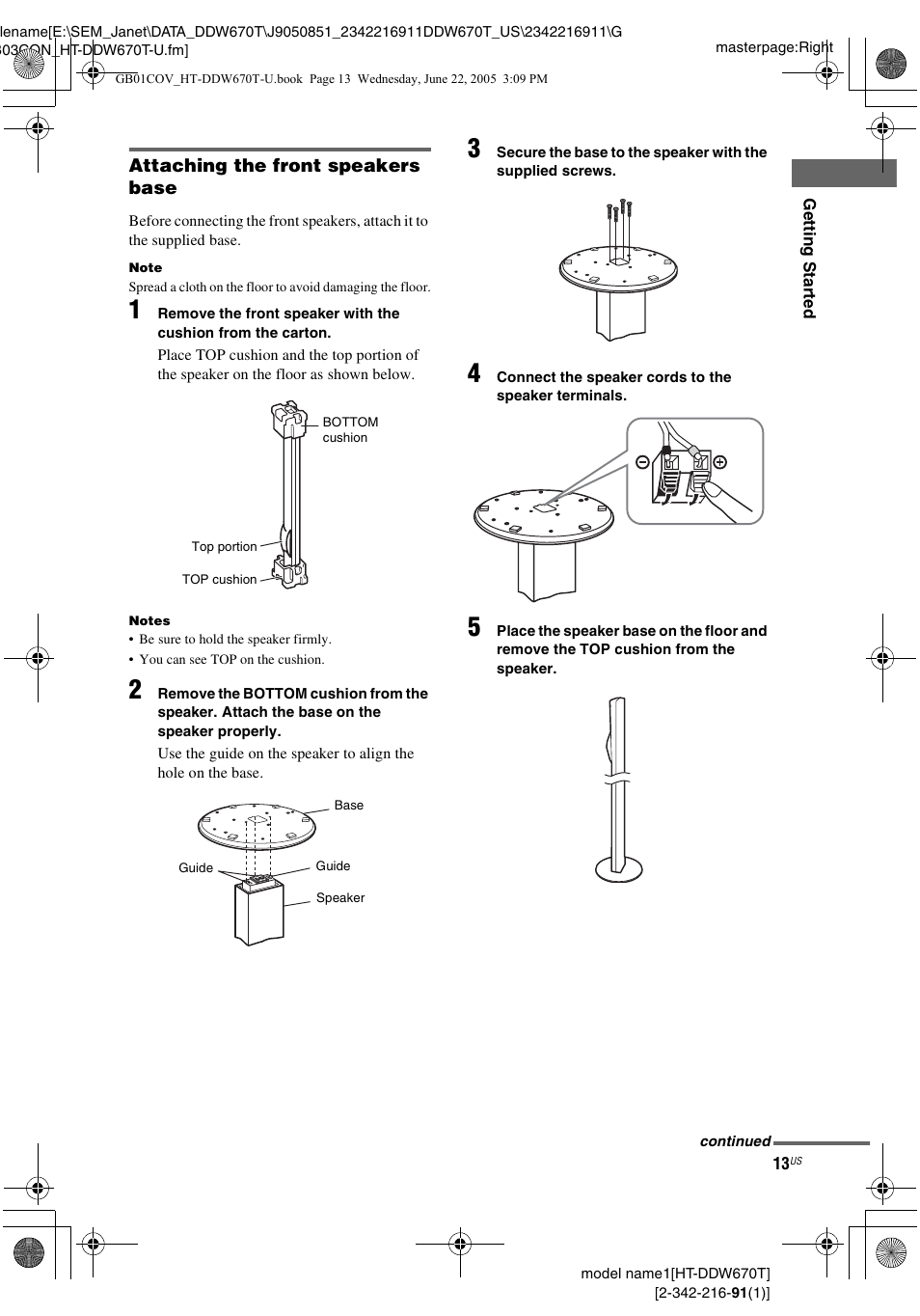 Sony HT-DDW670T User Manual | Page 13 / 44