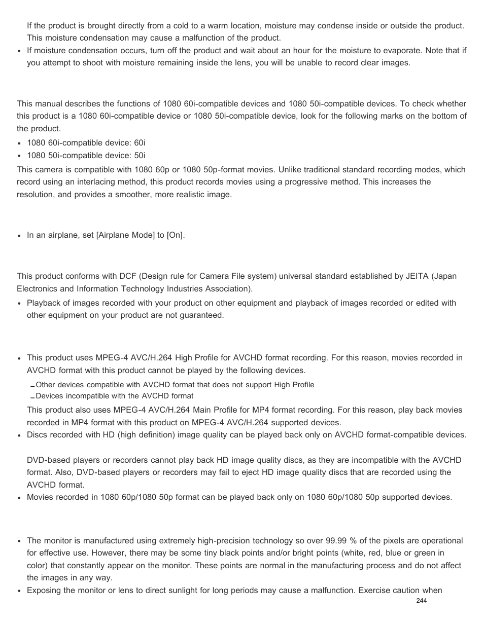 Sony DSC-WX350 User Manual | Page 248 / 319