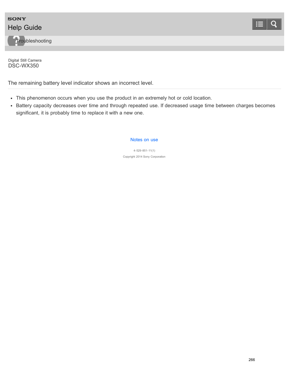 Help guide | Sony DSC-WX350 User Manual | Page 270 / 319