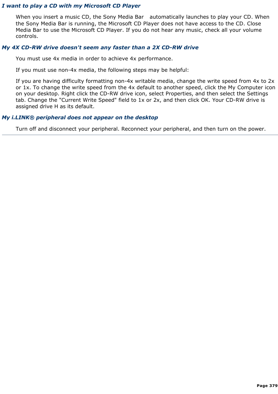 Sony PCV-R536DS User Manual | Page 379 / 586