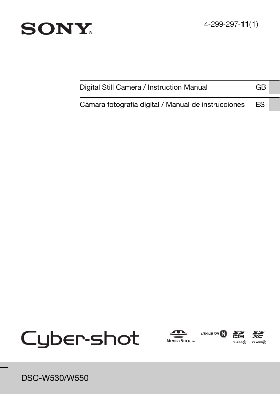 Sony DSC-W530 User Manual | 48 pages