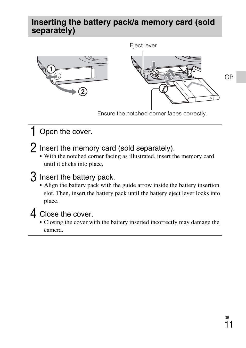 Sony DSC-W530 User Manual | Page 11 / 48