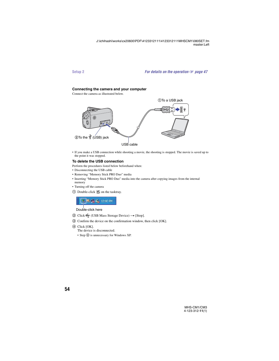 K (54) | Sony MHS-CM1 User Manual | Page 54 / 75