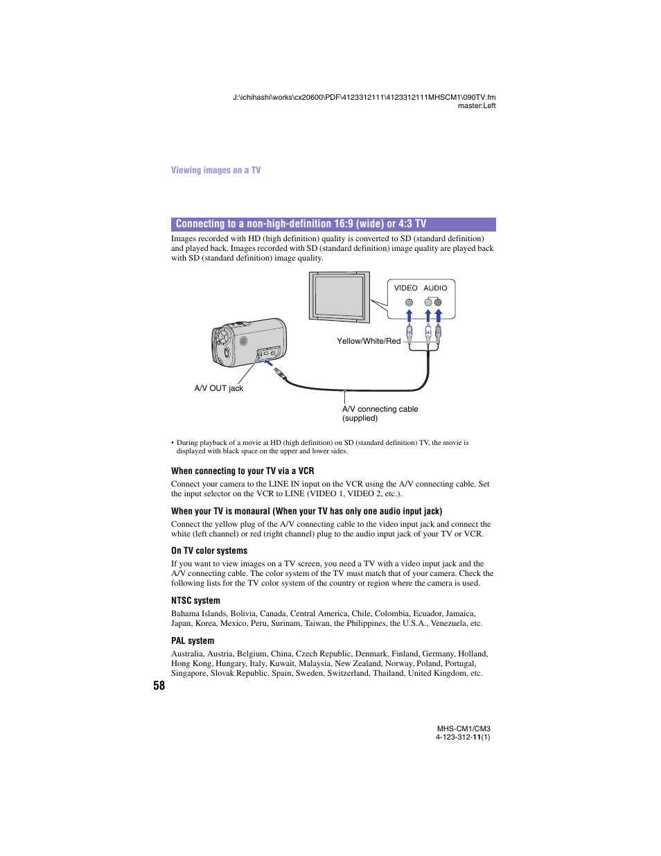 Sony MHS-CM1 User Manual | Page 58 / 75