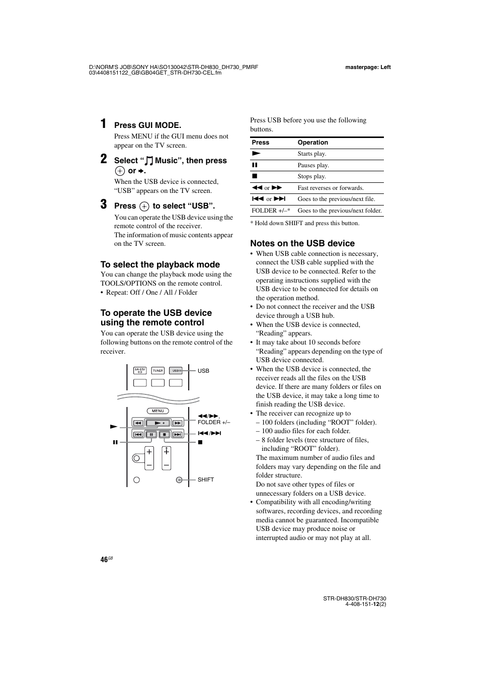 Sony STRDH830 User Manual | Page 46 / 88