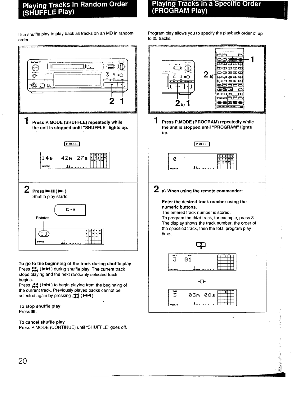 Sony MDS-101 User Manual | Page 20 / 52