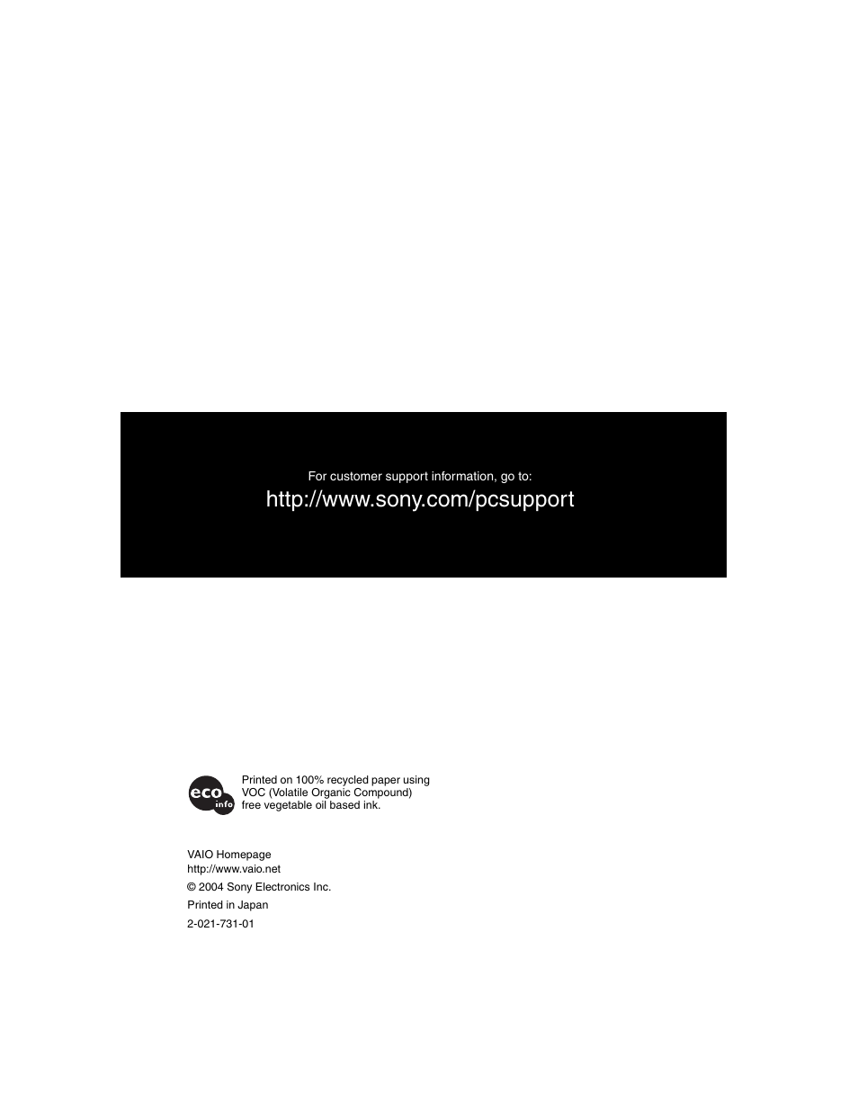 Sony PCV-W700G User Manual | Page 40 / 40