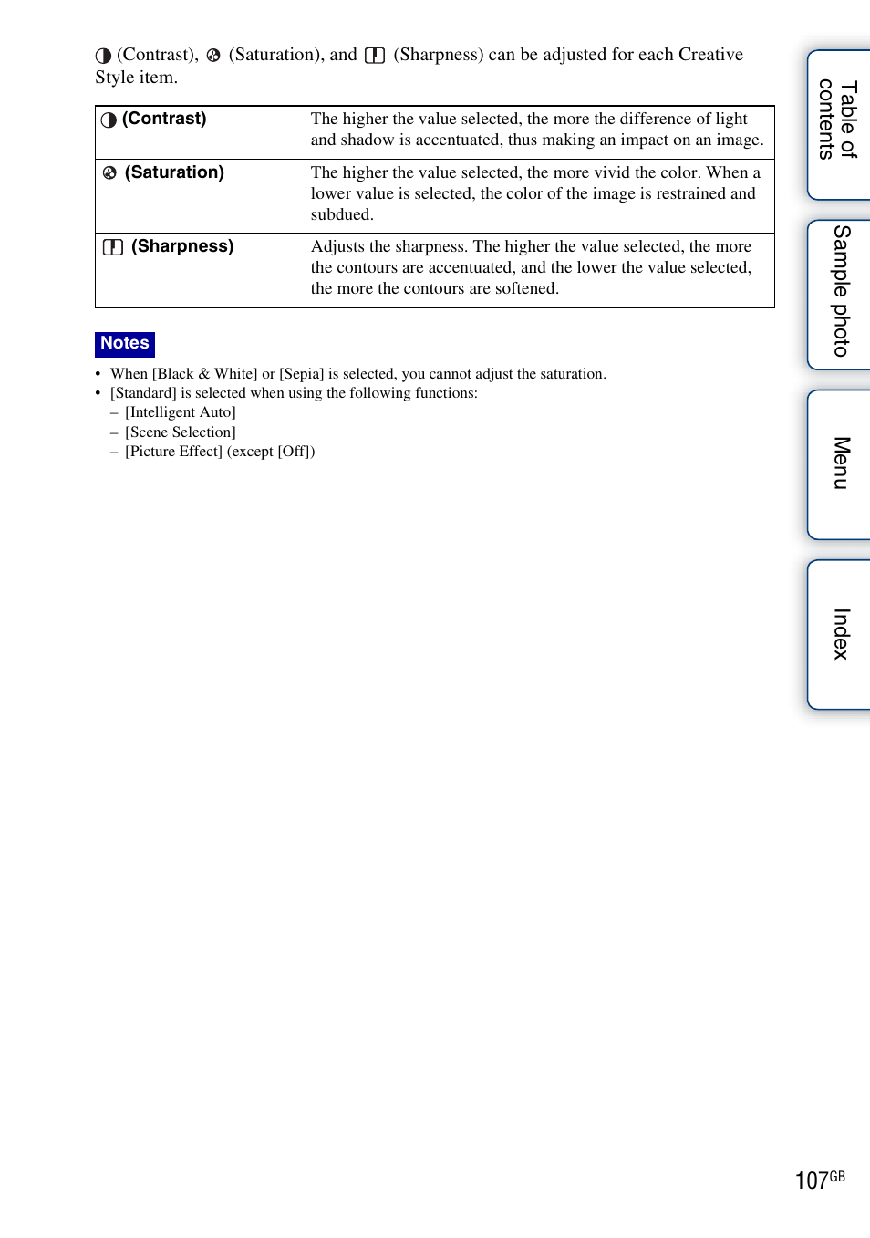 Sony NEX-7K User Manual | Page 107 / 211