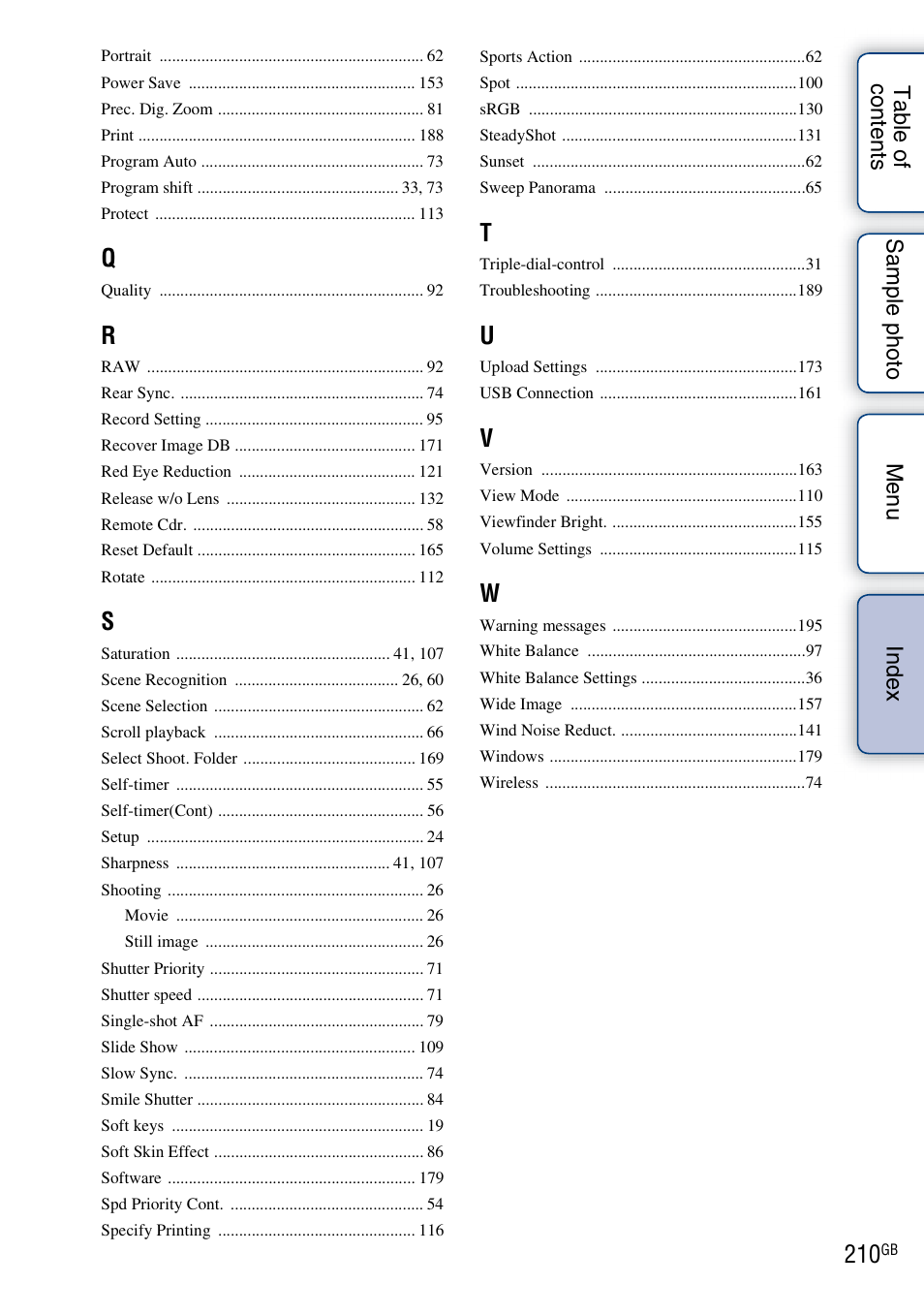 Sony NEX-7K User Manual | Page 210 / 211
