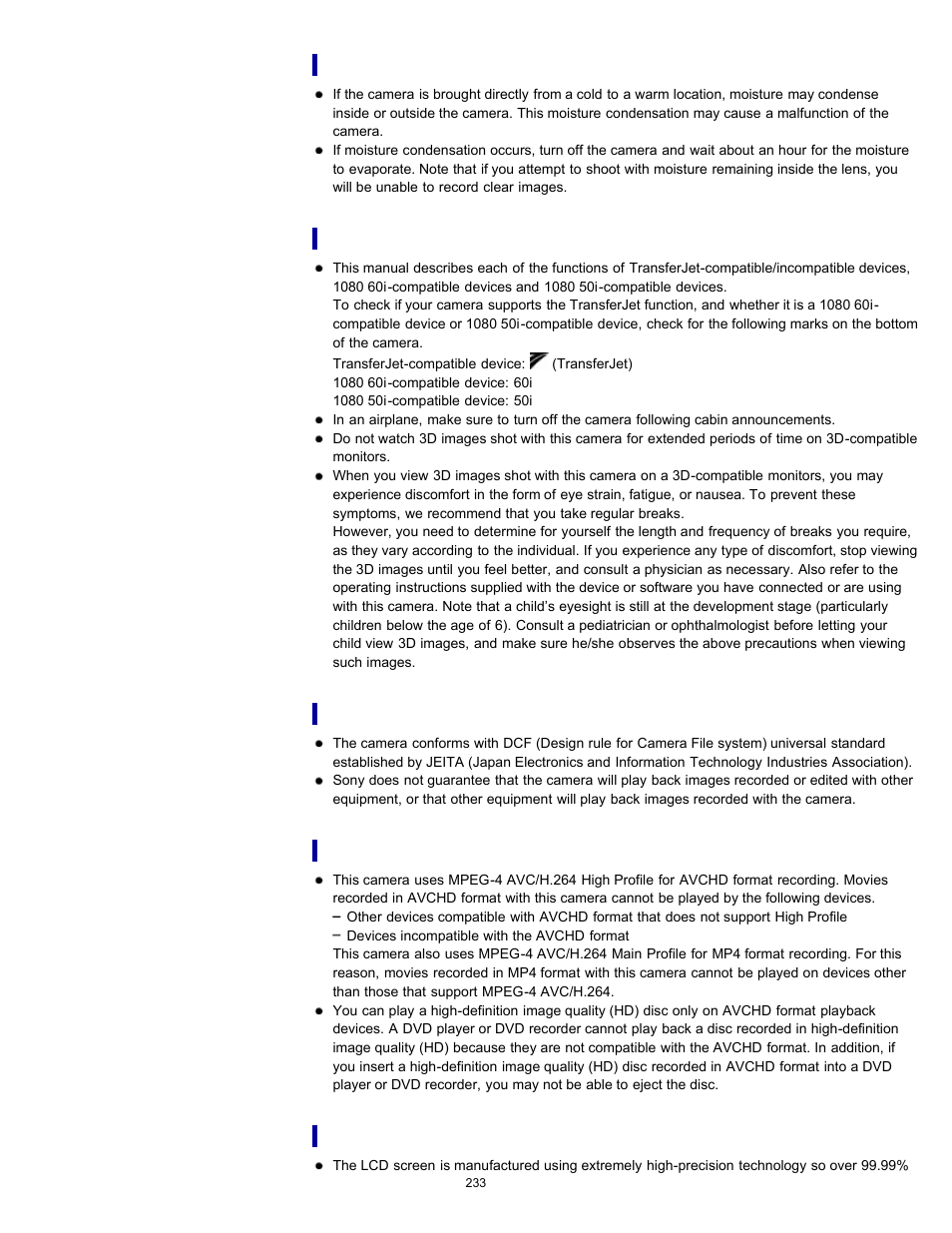 Sony DSC-WX9 User Manual | Page 233 / 252