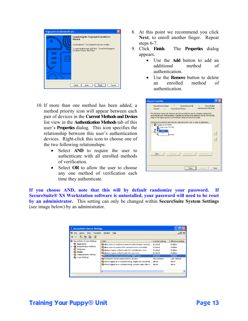 Training your puppy® unit page 13 | Sony FIU-710 User Manual | Page 13 / 24