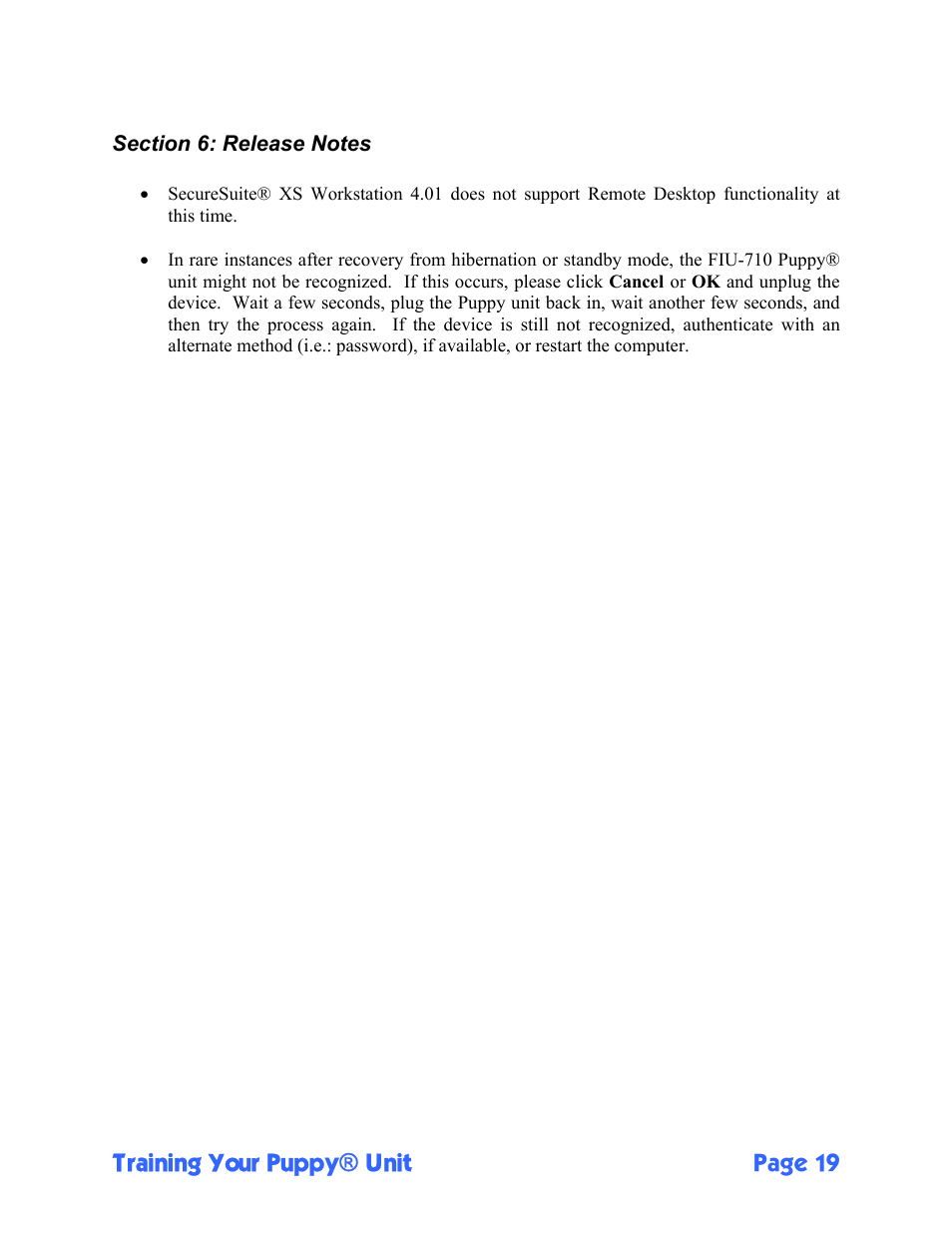 Training your puppy® unit page 19 | Sony FIU-710 User Manual | Page 19 / 24