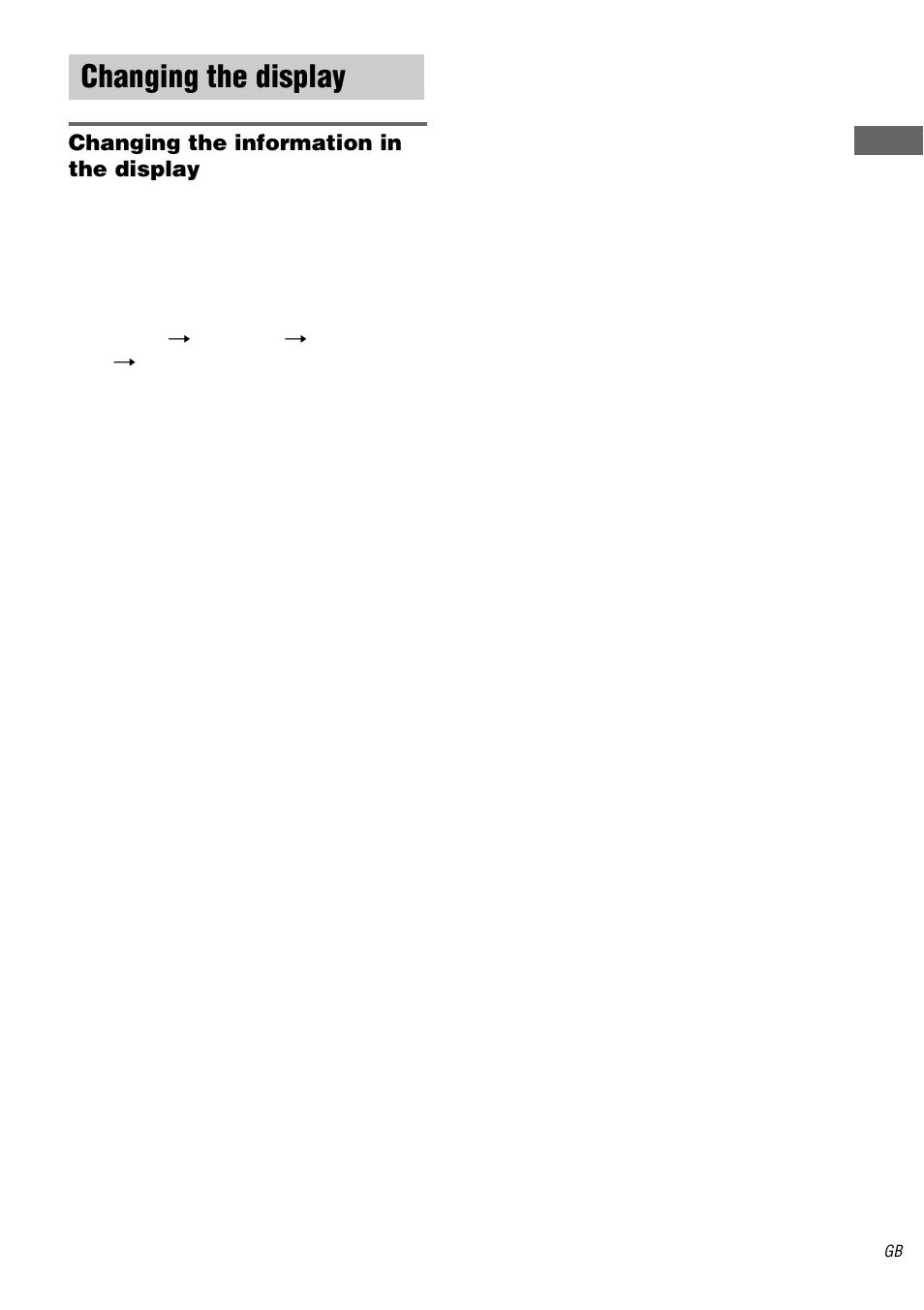 Changing the display | Sony STR-DA1000ES User Manual | Page 29 / 56