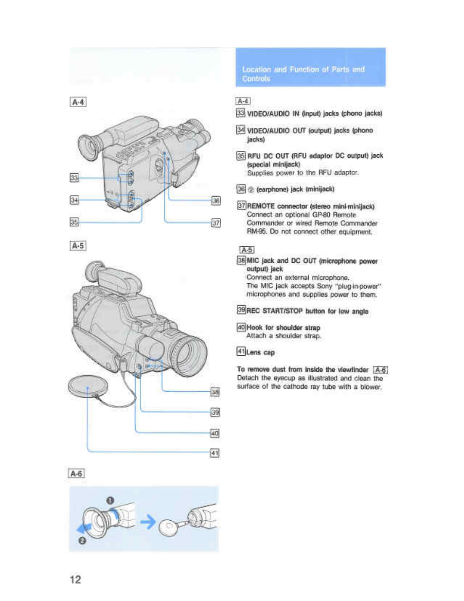 Sony CCD-F36 User Manual | Page 40 / 156