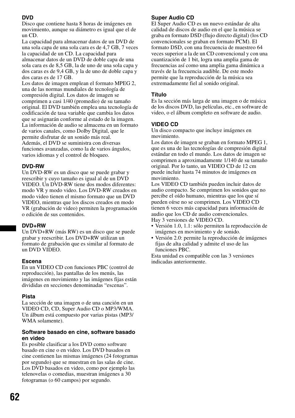 Sony MEX-DV2200 User Manual | Page 188 / 192