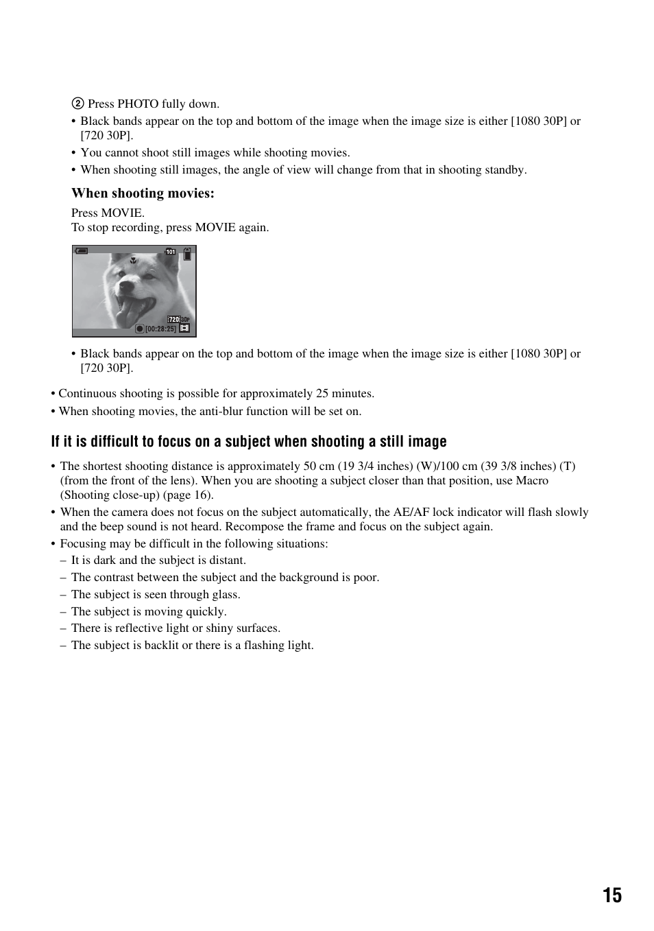 Sony MHS-CM1 User Manual | Page 15 / 40