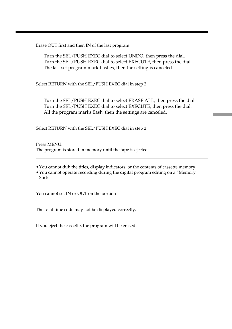 Sony DCR-TRV950 User Manual | Page 161 / 256