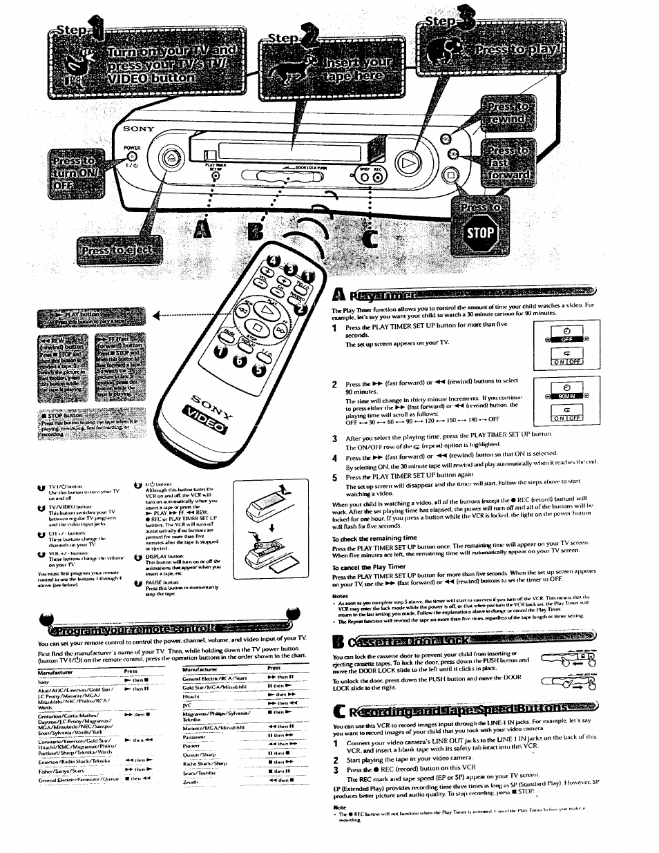 Sony SLV-KS1 User Manual | Page 2 / 2