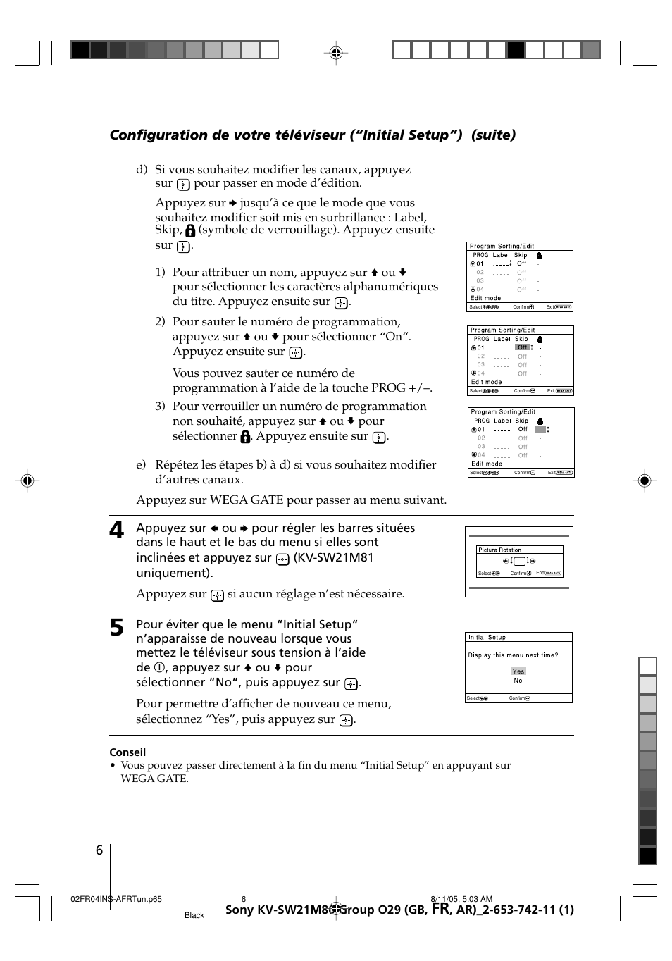 Sony KV-BZ21M80 User Manual | Page 26 / 62