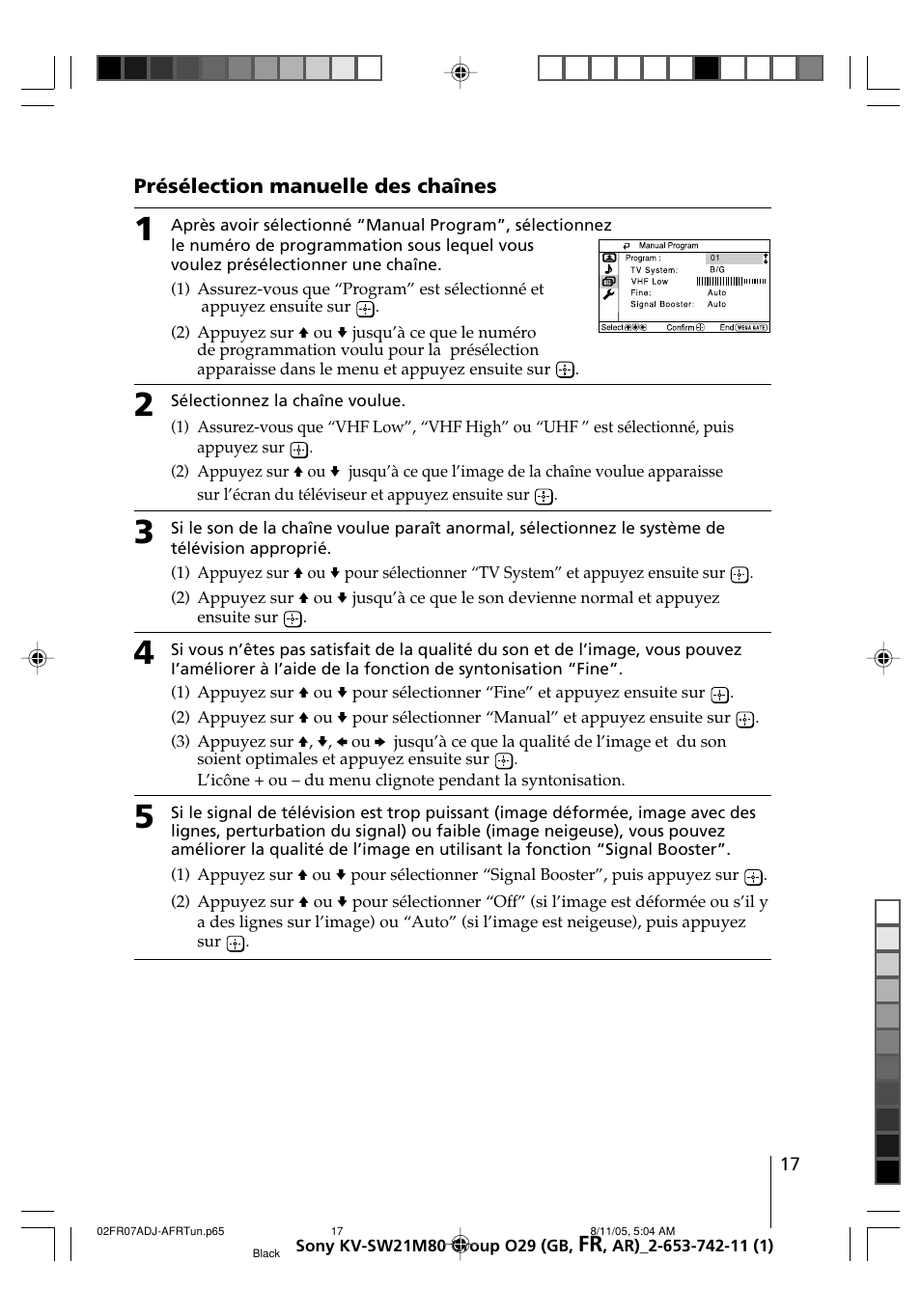 Sony KV-BZ21M80 User Manual | Page 37 / 62