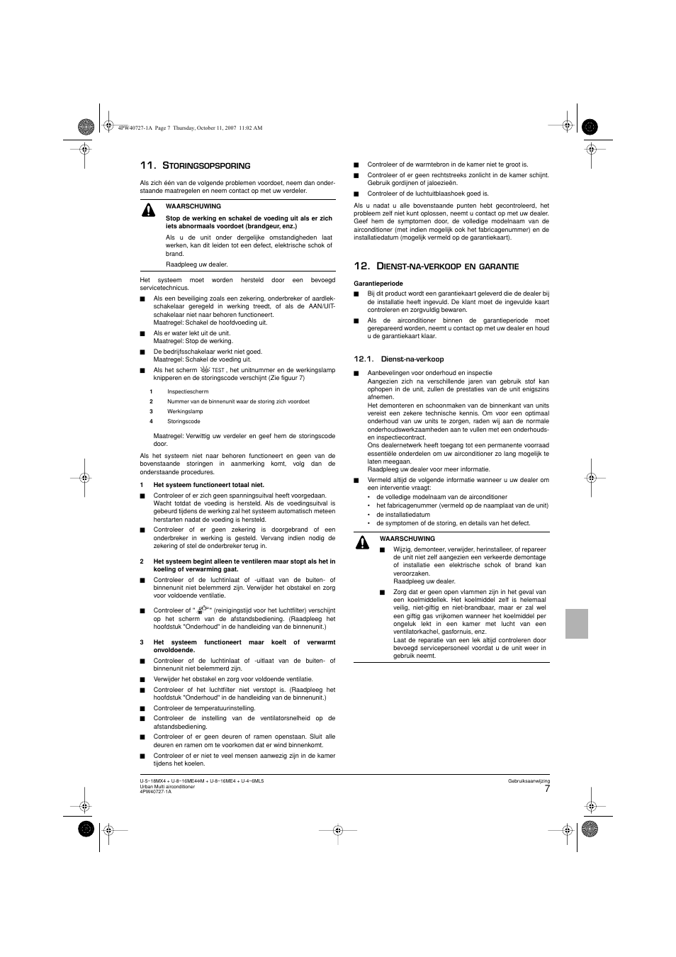Panasonic U12ME4 User Manual | Page 35 / 76