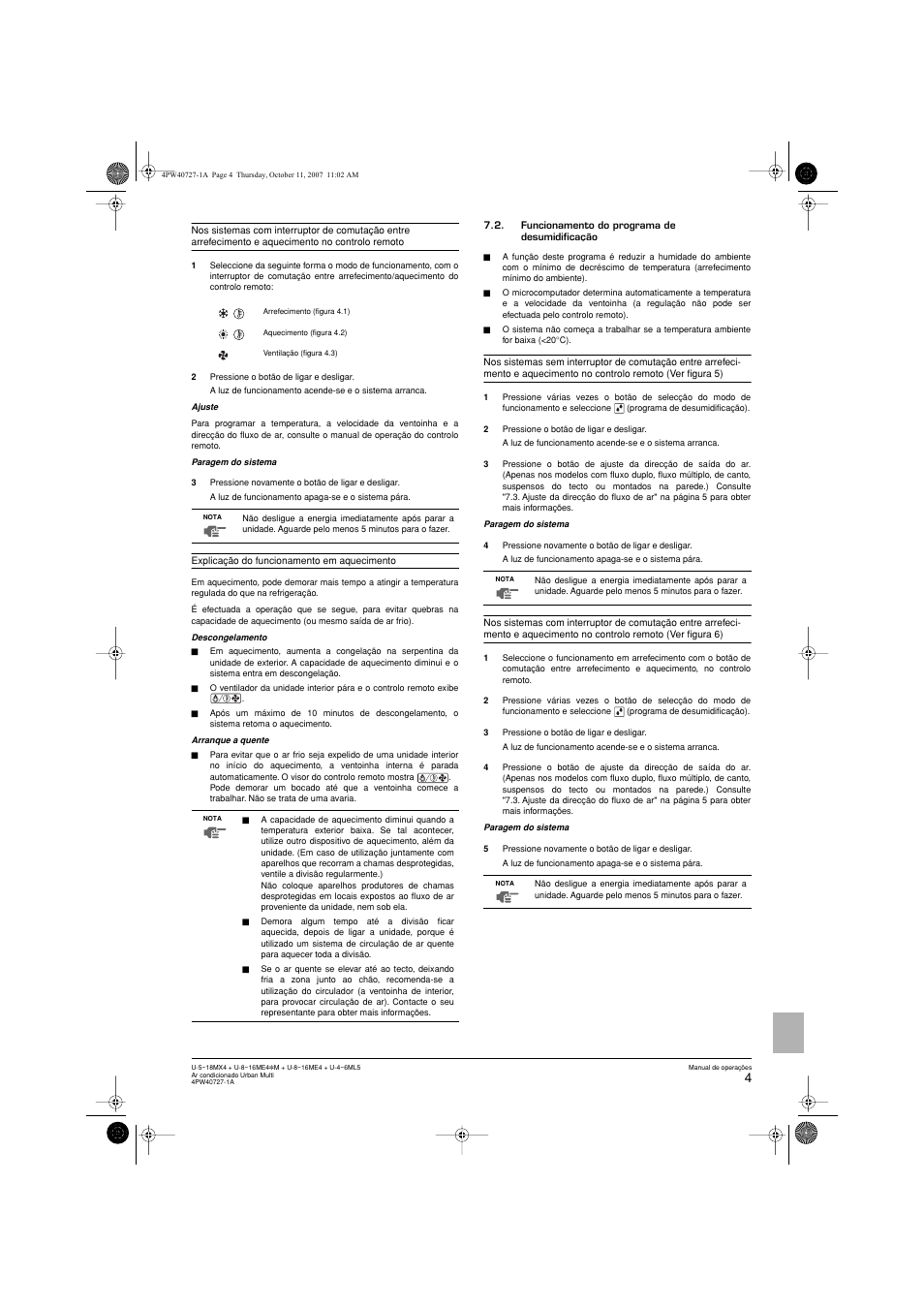 Panasonic U12ME4 User Manual | Page 67 / 76