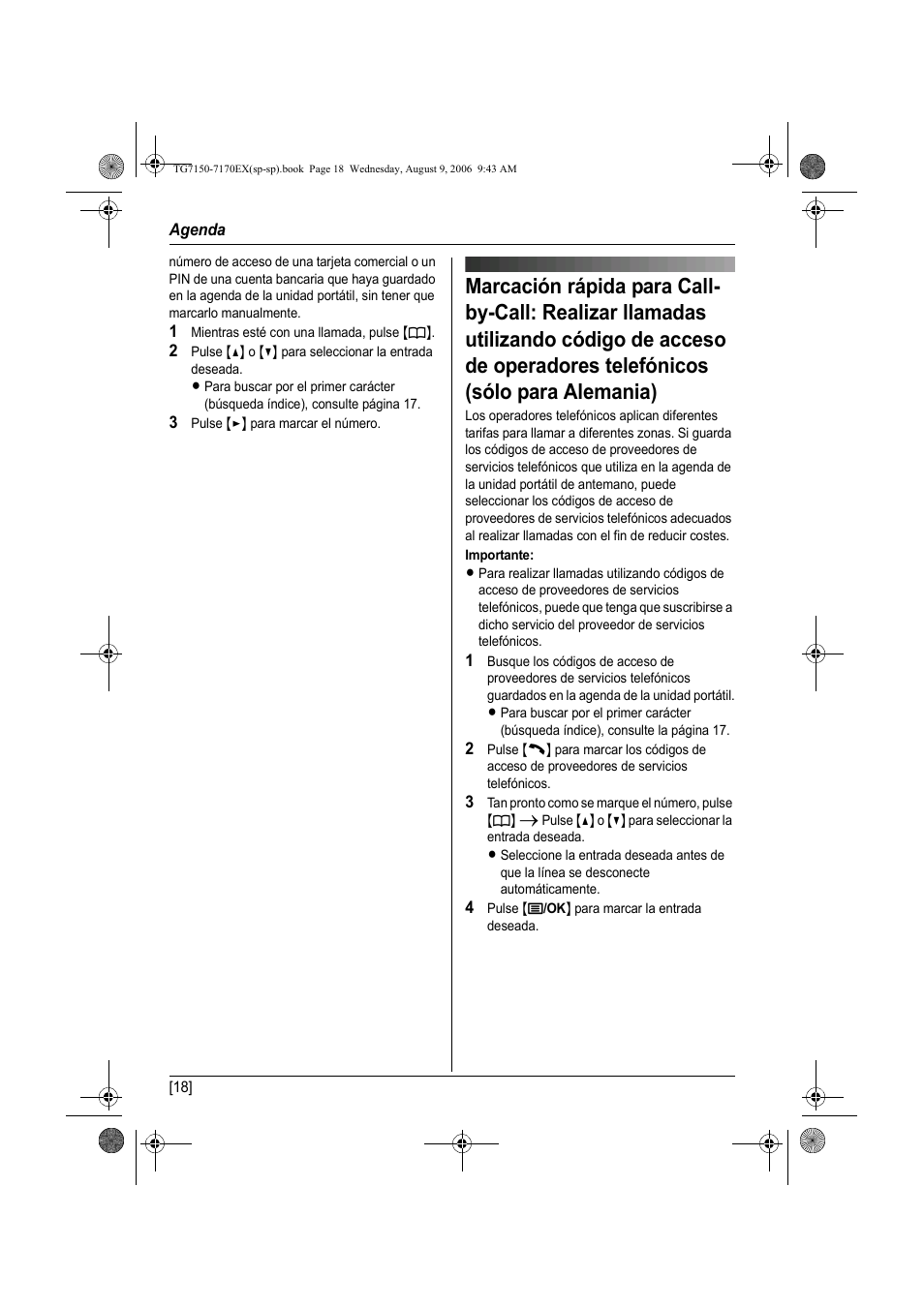 Panasonic KXTG7150EX User Manual | Page 162 / 216