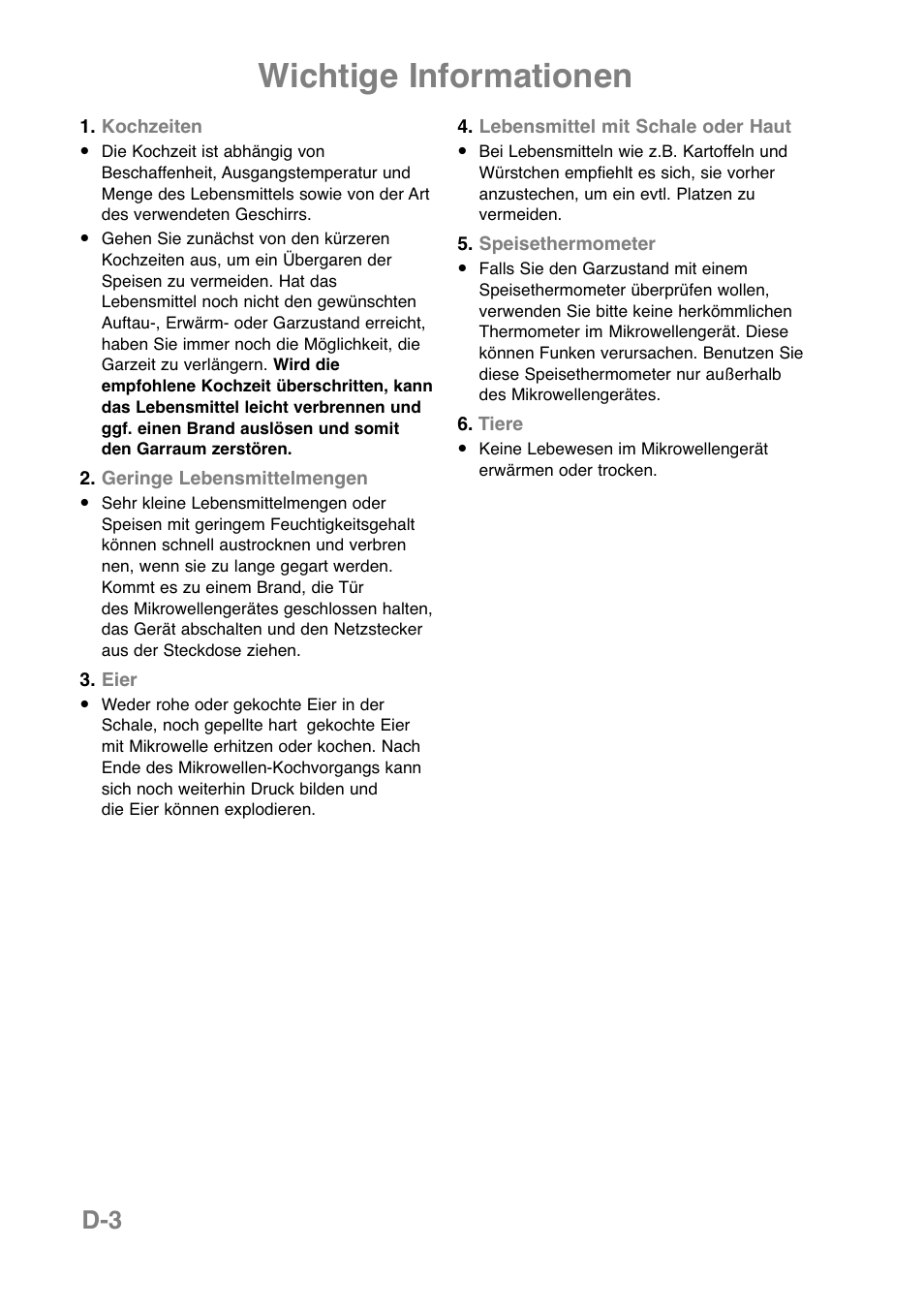 Wichtige informationen | Panasonic NNJ169MMWPG User Manual | Page 52 / 374