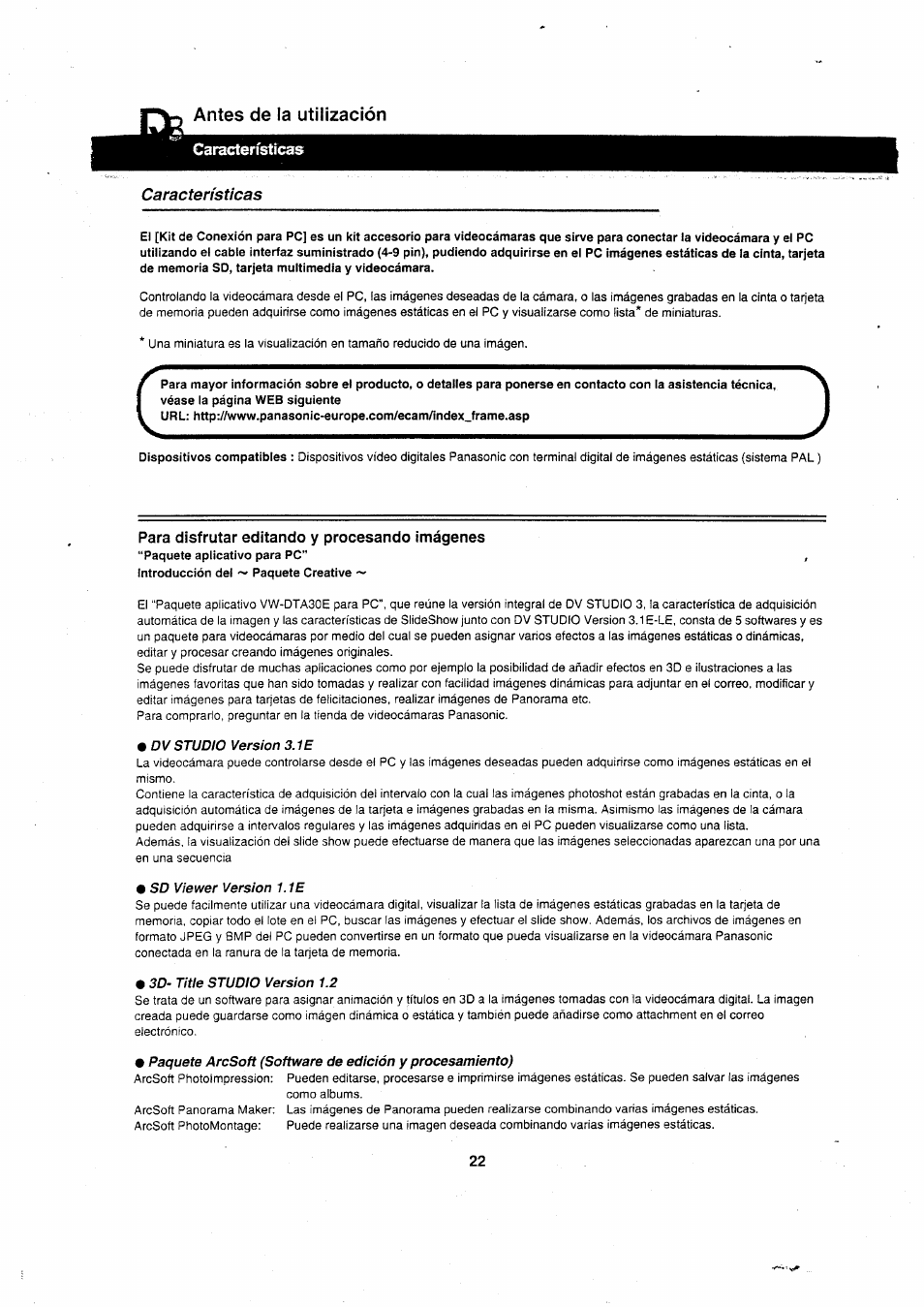 Panasonic VWDTA29 User Manual | Page 21 / 31