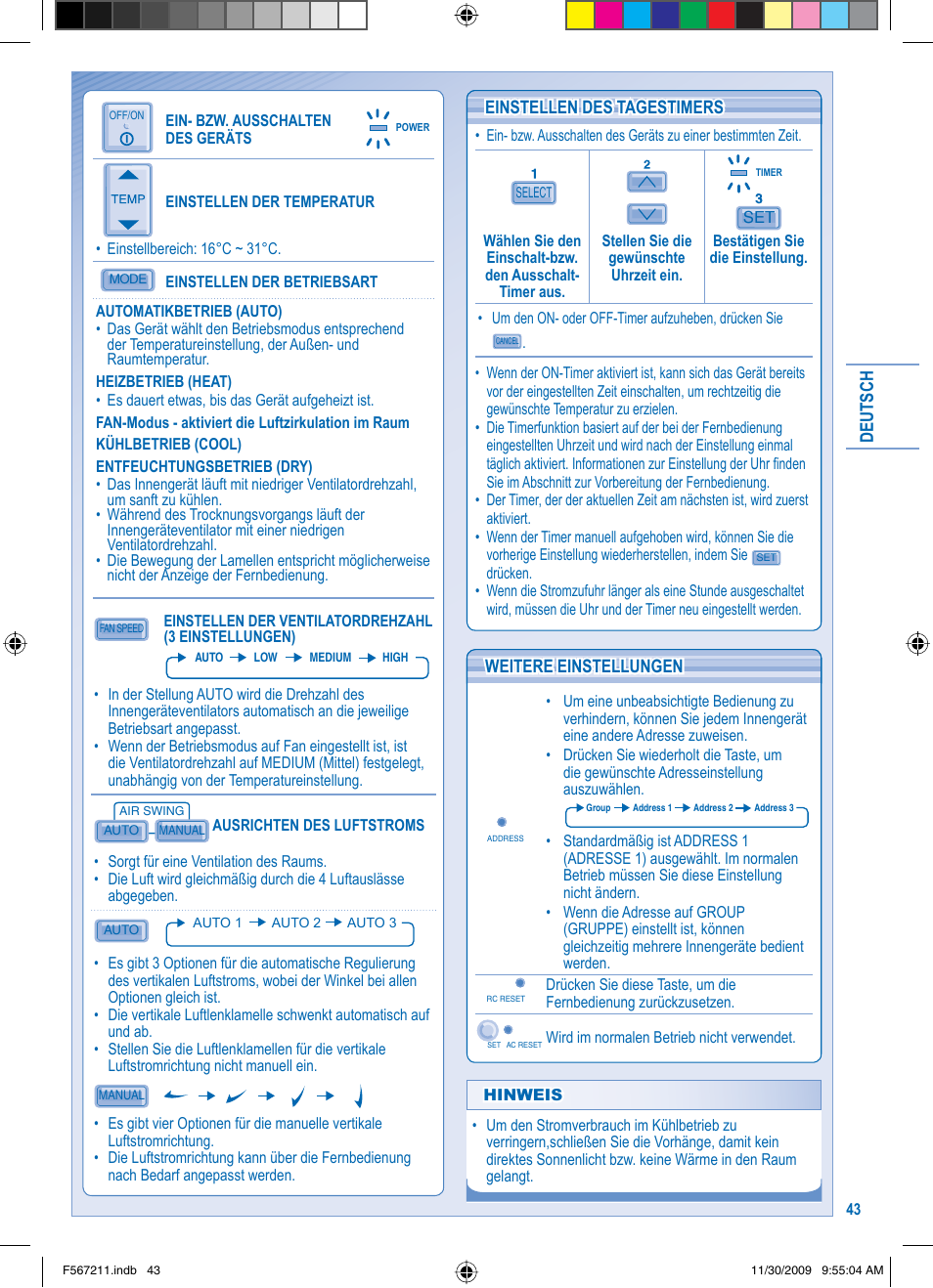 Panasonic S36KA1E5 User Manual | Page 43 / 112