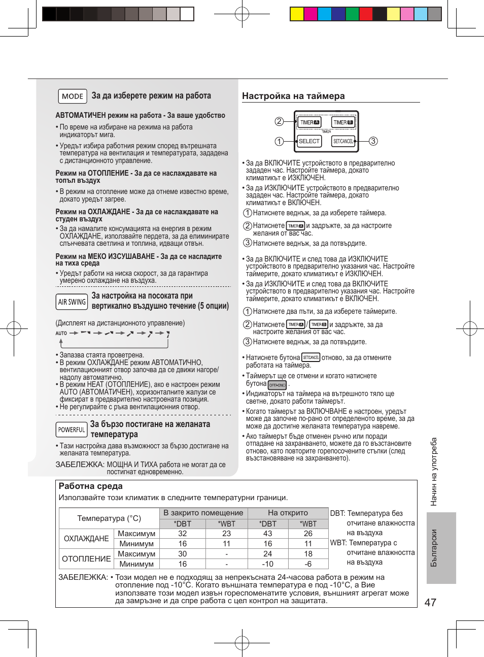 Panasonic CURE12PKE User Manual | Page 47 / 56