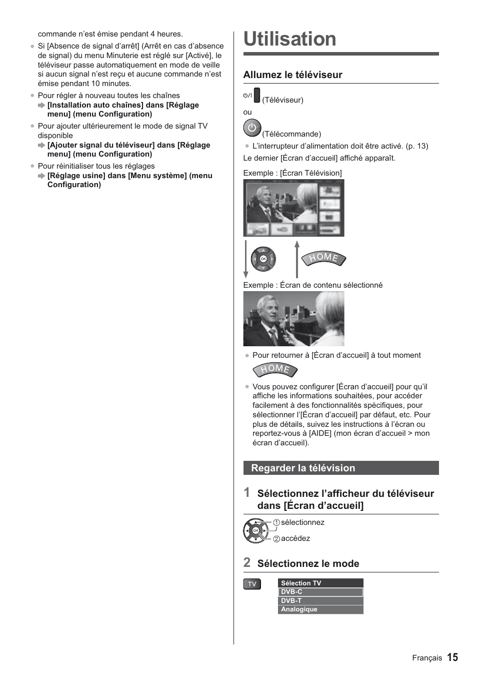 Utilisation | Panasonic TX24AS500E User Manual | Page 75 / 80