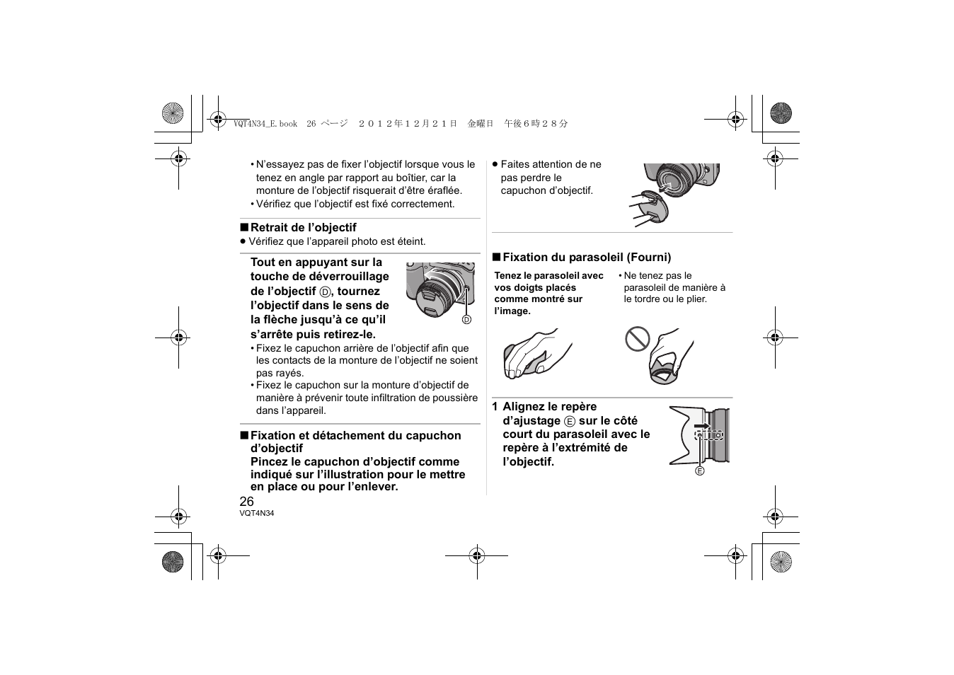 Panasonic HFS1442AE User Manual | Page 26 / 72