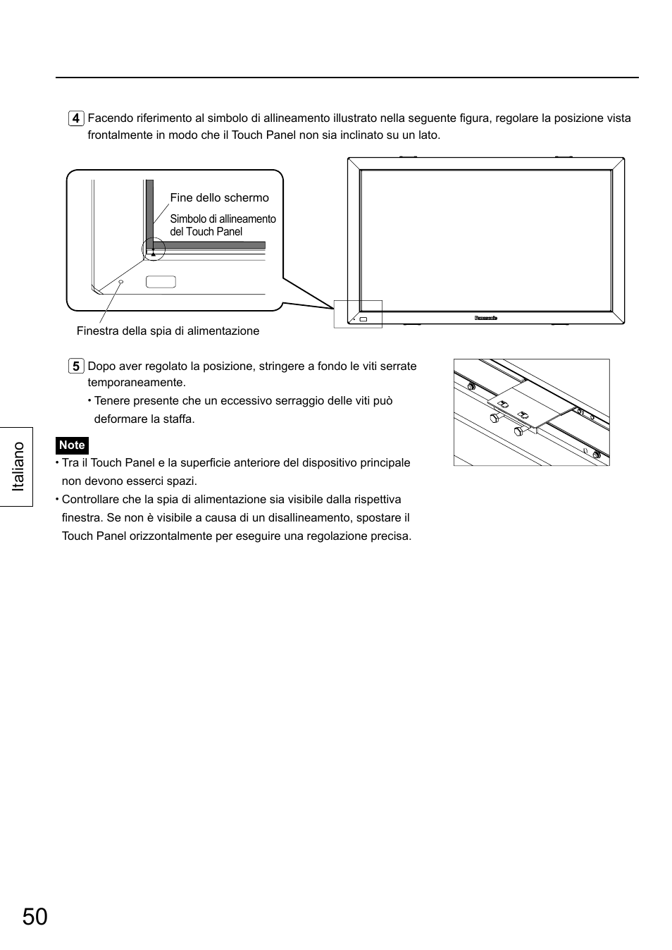 Italiano | Panasonic TYTP65P30K User Manual | Page 50 / 108