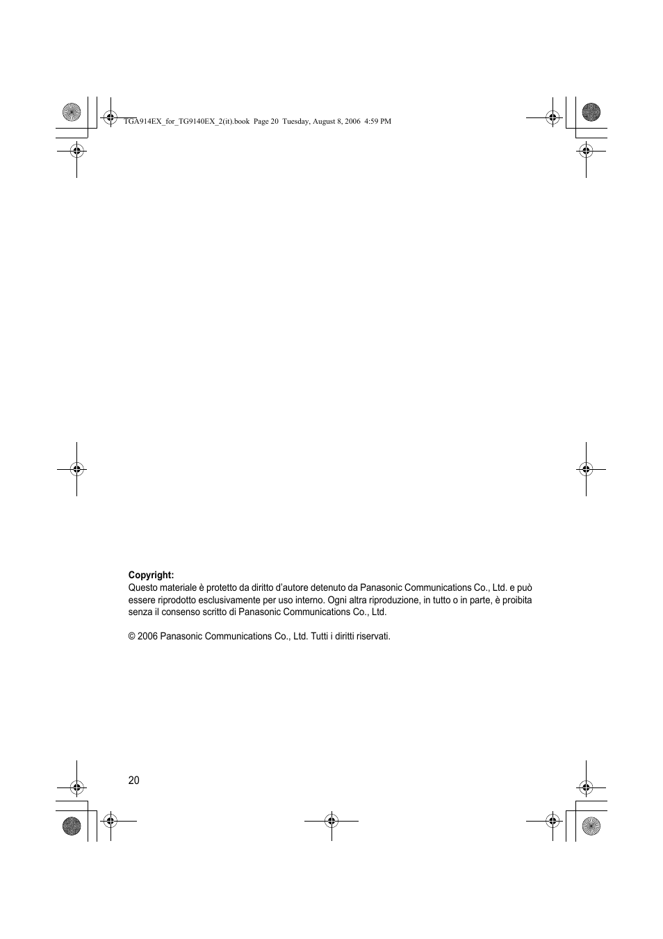 Panasonic KXTG9140EX User Manual | Page 20 / 60