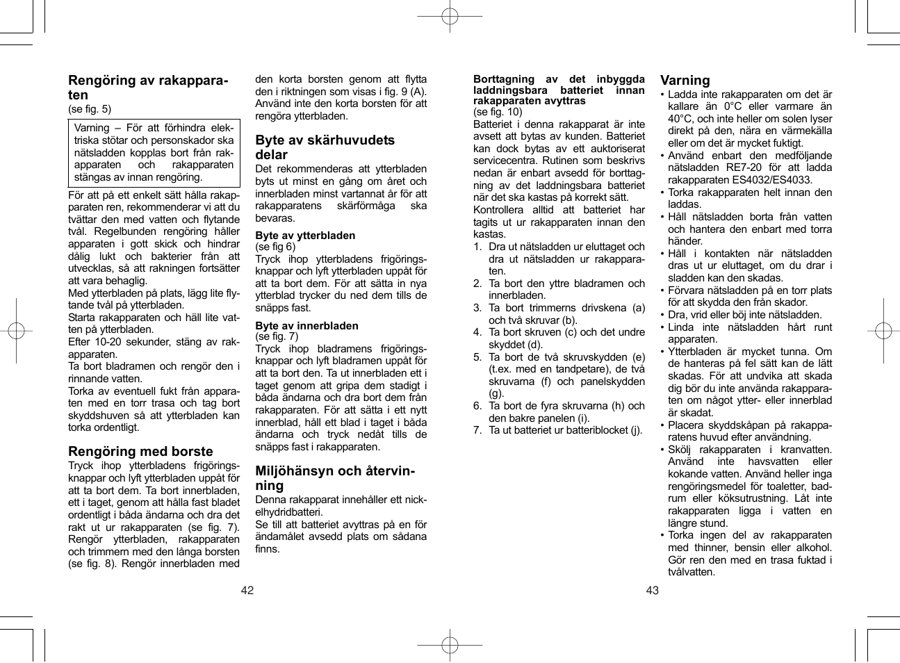 Panasonic ES4033 User Manual | Page 22 / 37