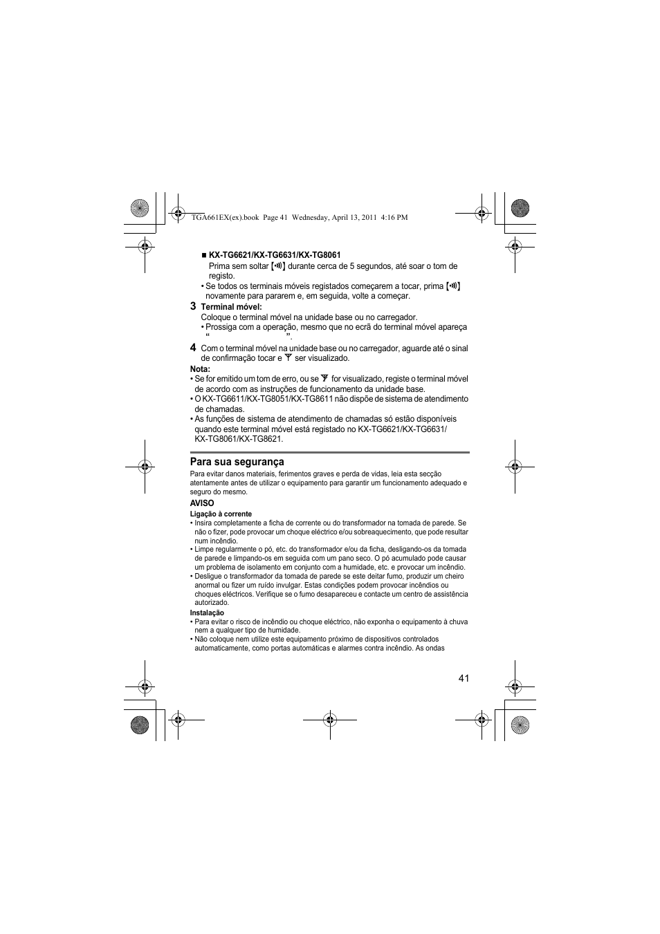Panasonic KXTGA661EXB User Manual | Page 41 / 80