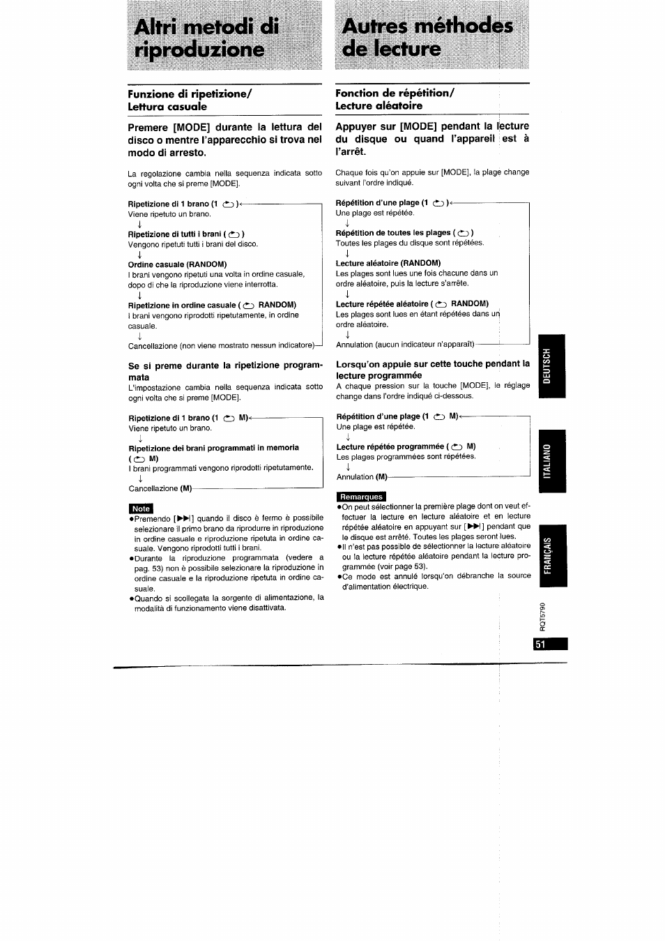 Panasonic SLSX280 User Manual | Page 51 / 72