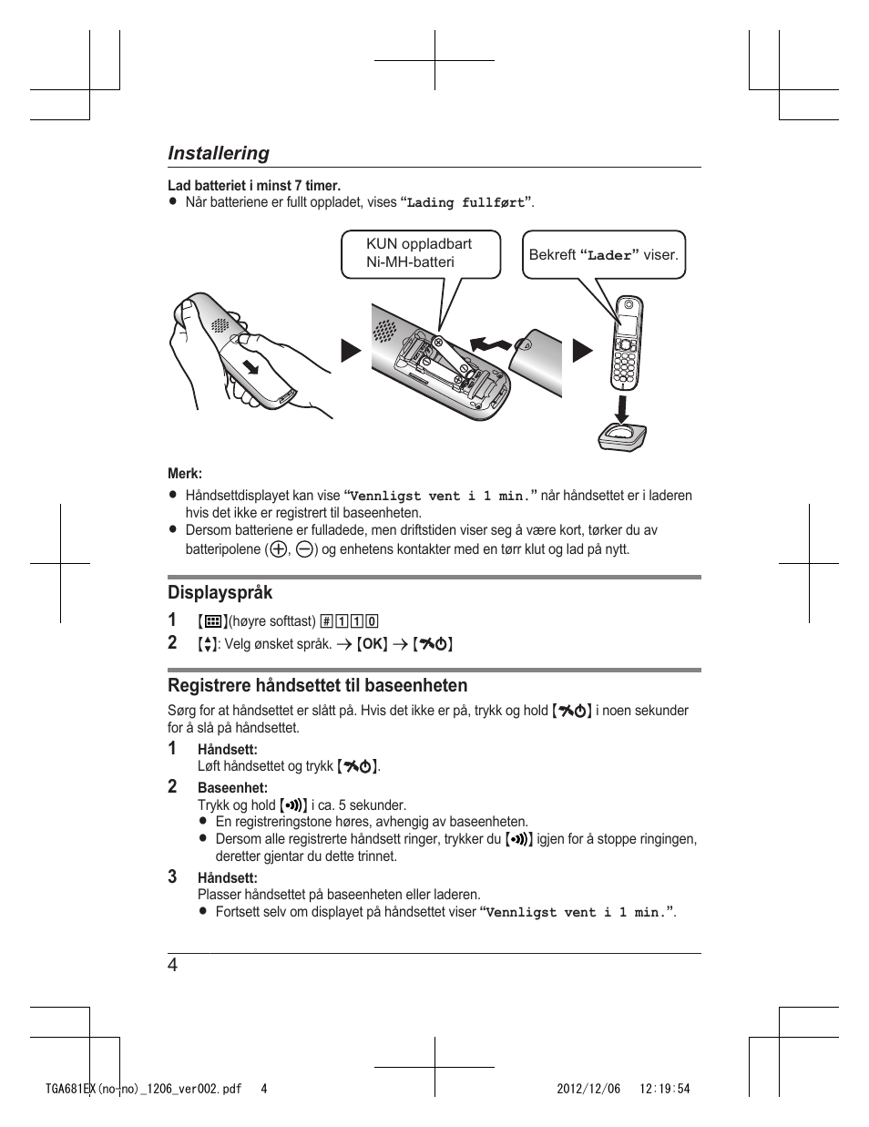 Panasonic KXTGA785EX User Manual | Page 44 / 112