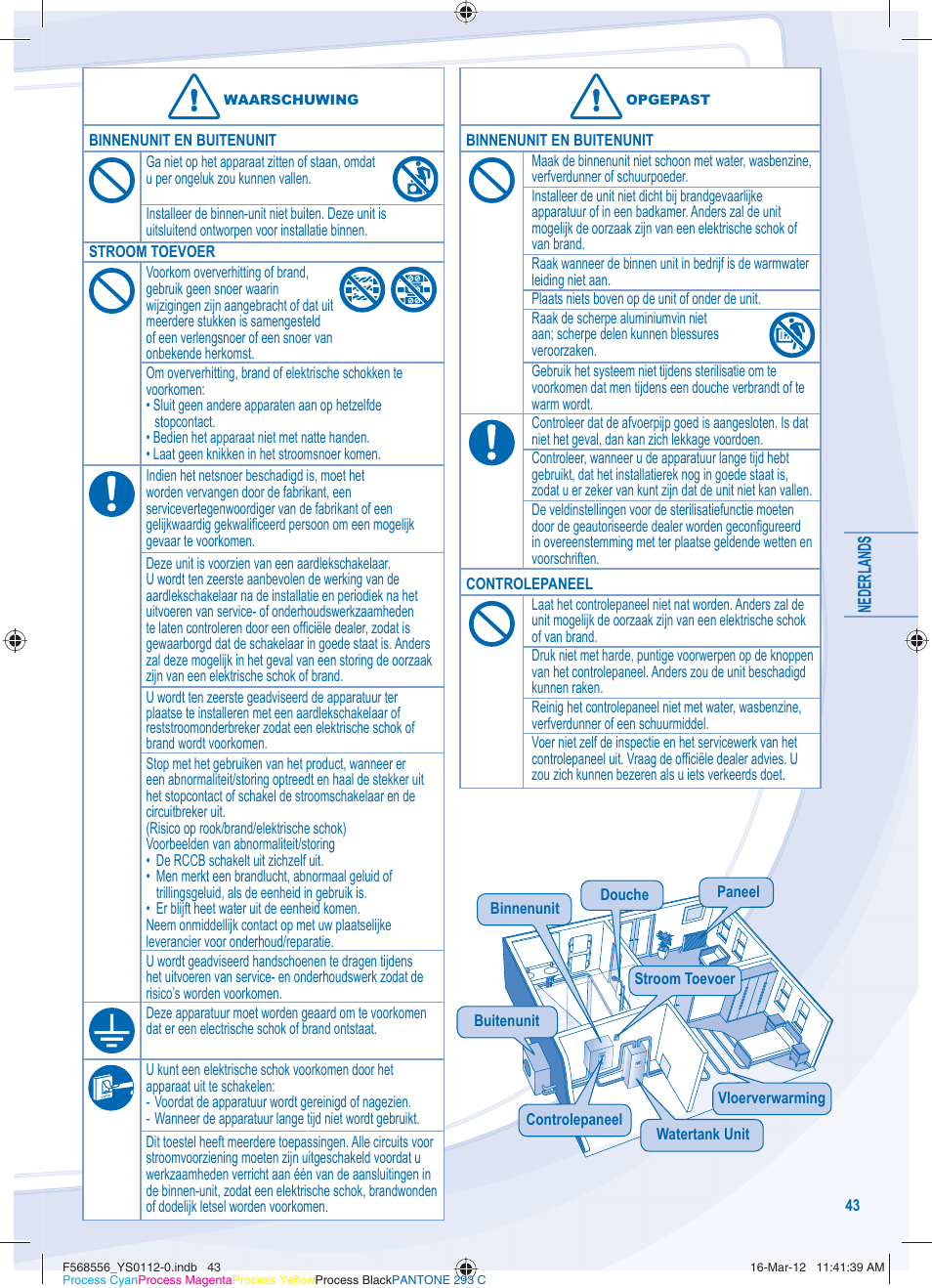 Panasonic WHUD07CE5A1 User Manual | Page 43 / 76