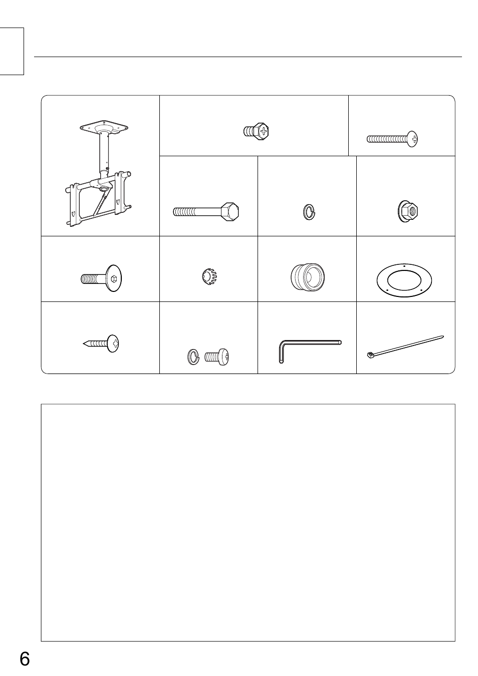 構成部品, 取り付け工事上の留意点 | Panasonic TYCE42PS20 User Manual | Page 6 / 98