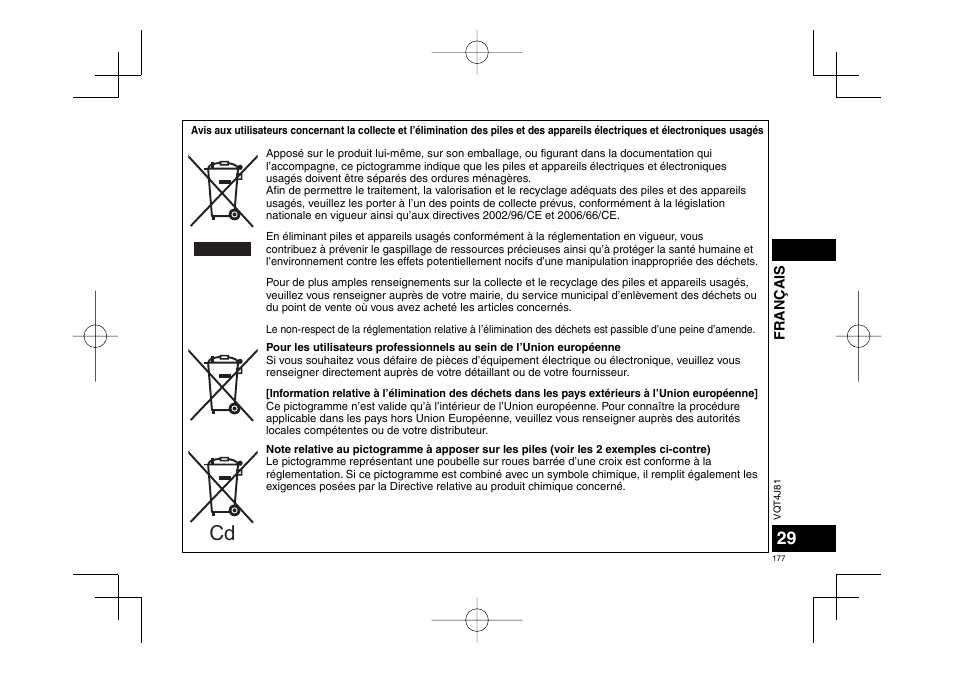 Panasonic RRXS450E User Manual | Page 177 / 234